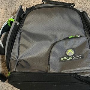 Xbox 360 Gray and Black Backpack